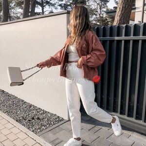 ZARA BNWT Faux Soft Leather Jacket